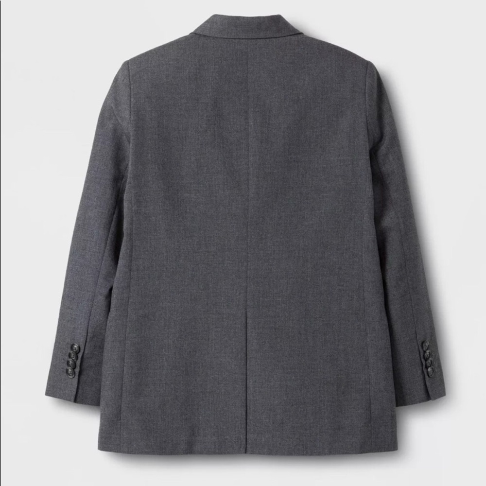 Cat & Jack Blazer Boys' Suit Jacket Gray 8 - NEW - Picture 2 of 2
